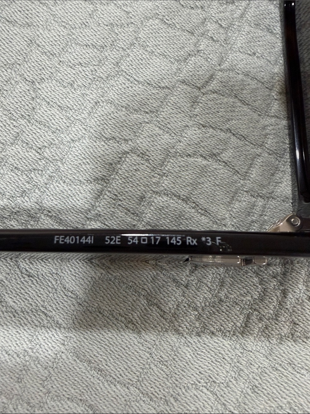 Fendi Tortoiseshell Rectangular Sunglasses with FF Logo - Brown - Picture 8 of 9